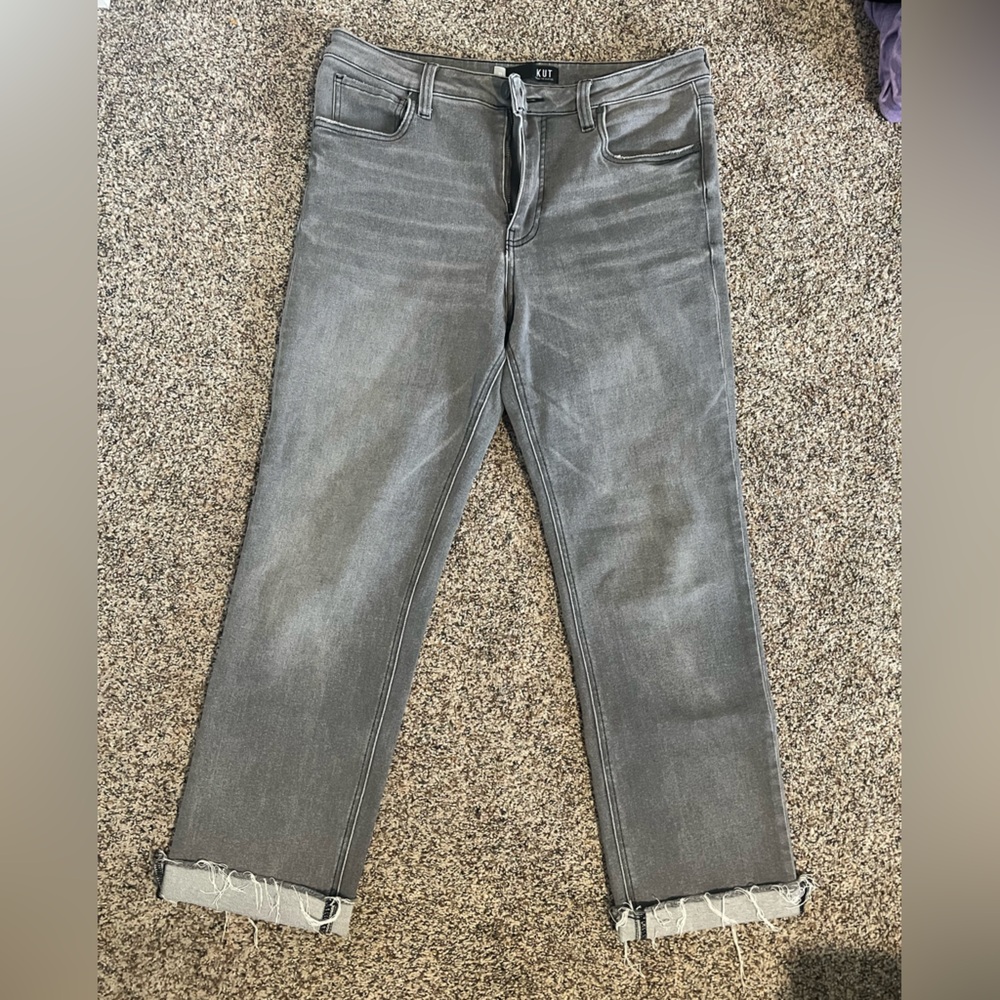 Kut from the Kloth Gray Ankle Jeans
